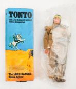 A Marx Toys The Lone Ranger 'Tonto' action figure: mint within factory sealed bag,
