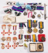 Two WWI Pairs: one to '60043 Pte. G Ablaut Welsh R', the other to '30802Pte.