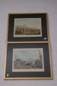 A group of eleven late 19th century railway engravings after Ackerman & Co:,