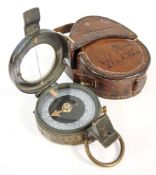 A WWI Verniers patent pocket compass by Darton & Co, London ,