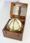 A 7 inch 'Huson Star Globe' by H Hughes & Sons, London, Epoch 1920:, No 39/B/53 pattern 604,