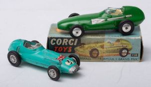 Corgi 150 Vanwall Formula 1 Grand Prix:, racing green with silver exhaust,