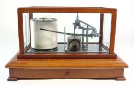 A mahogany cased barograph by Casella,