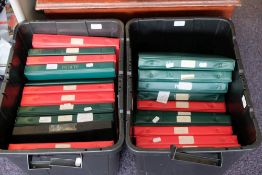 Eleven albums of coins including silver coinage: (a lot)