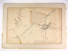 An early 19th Century manuscript 'Plan of Algiers.
