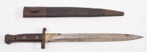 An Edwardian 1888 MK II pattern bayonet:,