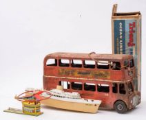 A Tri-ang RMS Orcades electric powered ocean liner in original box: together with a Tri-ang