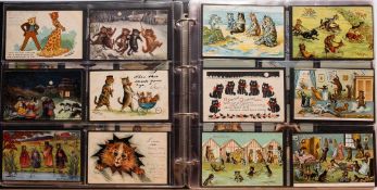 Louis Wain (1869-1939), Arthur Thiele (1841-1919) and others.