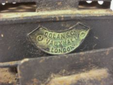 A late 19th century Police bullseye lamp by Dolan & Co, London:,