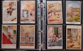 An album of Ludgate comic postcards:.