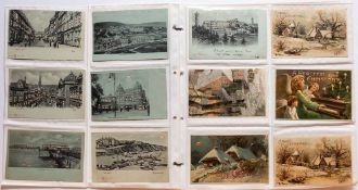 A collection of Edwardian 'hold to light' postcards:, comprising twenty-one cards by WH, Berlin,