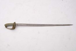 A George V Royal Navy Officer's regulation 1846 pattern sword by Larcom & Veysey:,