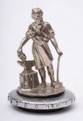 A Vulcan Car Company radiator cap mascot in the form of a blacksmith:, 13.