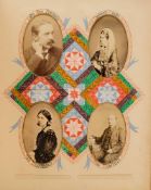 A late Victorian/Edwardian Carte de Visite album containing Queen Victoria, Prince Albert,