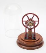 A scale model of Murray's Hypocycloidal Steam Engine 1802,: with five inch six spoked flywheel,
