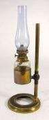 A Victorian gilt brass microscope lantern:, unsigned,