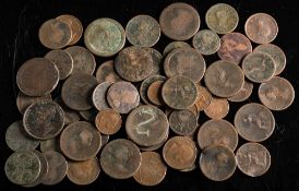A collection of mainly English copper coinage:..