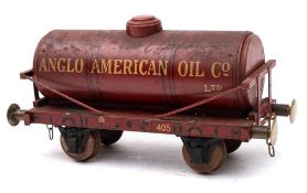 Cartette or similar gauge 1 Anglo-American Oil Co Ltd four wheeled tank wagon:.