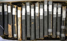 A collection of sixteen 19th century diaries of Commander Robert Amyett Newman, RN:,