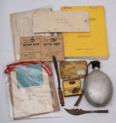 A collection of various militaria: including Honourable Artillery Company Shoulder badges,