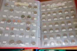 An album of USA coins including 1937/42/51 half dollars, 1929/15/20 quarter dollars,