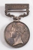 A Victorian Punjab Medal with Goojerat clasp to 'Captn C Lempriere 53rd Foot:.