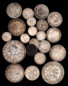 A Selection of Foreign silver coins and an Edward I silver penny (21):