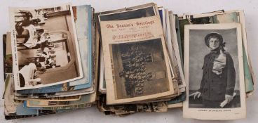 A quantity of early 20th century postcards:,