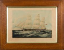 T G Dutton (lithographer) 'The Betty Darling': after William Webb, framed and glazed, 31 x 44cm.