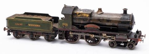 Bassett-Lowke Gauge 1 4-4-0 Live Steam Locomotive and Tender Great Western 'County of