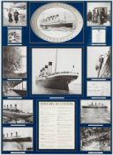 A 20th century life preserver ring bearing the name 'Titanic,