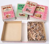 Four G.W.R. jigsaws: 'Drake Goes West' 'The Vikings Landing at St.