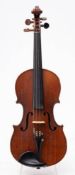 A French violin: bears a label Nicholas Bertholini, Luthier de S.M.