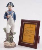 A Lladro porcelain figure of Napoleon: after Salvador Furio, limited edition No 1320 /5000,
