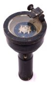 Two Type 06 hand held compasses:, one with War Department broad arrow mark,