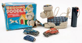 Alps(Japan) Electric Remote control 'Begging Poodle': in remains of original box ,