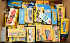 A boxed group of 1970s & 1980s Matchbox 1-75 series: including No 42 'Tyre Flyer' and others (some