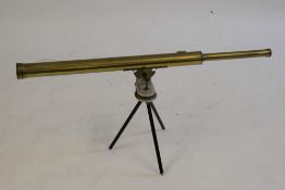 A 2 inch compound telescope by Gilbert & Gilkerson, Tower Hill,