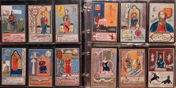 An album of early 20th Century advertising reward postcards: including Cadbury's Milk Chocolate
