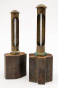 A Brass and iron steam boiler thermometer by J Casartelli & Son Ltd,Manchester:,