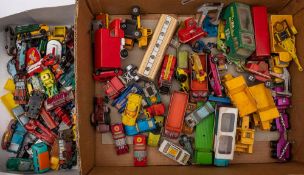 A collection of Matchbox 1-75 series diecast vehicles: together with several 'Superkings' edition
