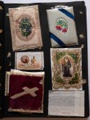 A late Victorian/early Edwardian album of Valentines,