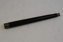 A leather cased telescope for the Union Castle Line SS Co, by Dolland, London:,