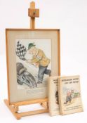 Ralph Sallon [1899-1999] - 'Ruben Harveyson-Chief Marshall': watercolour/ gouache on paper 32 x