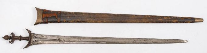 An Indian style sword:,