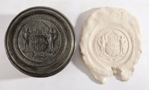 A late Victorian Masonic seal in commemoration of the Installation July 17th,
