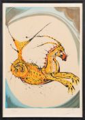 Studio of Salvador Dali- Capricorn,:- bears pencil signature and numbered 225/250 lithograph,