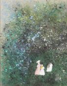* Gabrielle Bellocq [1920-1999]- Robes Printanieres,:- signed bottom right pastel drawing,