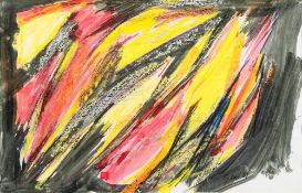 * William Gear [1915-1997]- Untitled, February 1967,:- signed and dated bottom right mixed media,