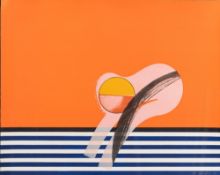 *Howard Hodgkin [1932-2017]- Girl on a Sofa, (from Five Rooms).